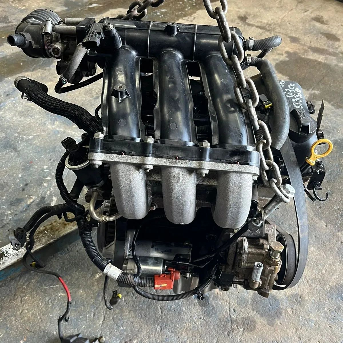 Motor Chery QQ 1.0 3cc 2018 Flex 75cvs — foto 1 da unidade real em estoque