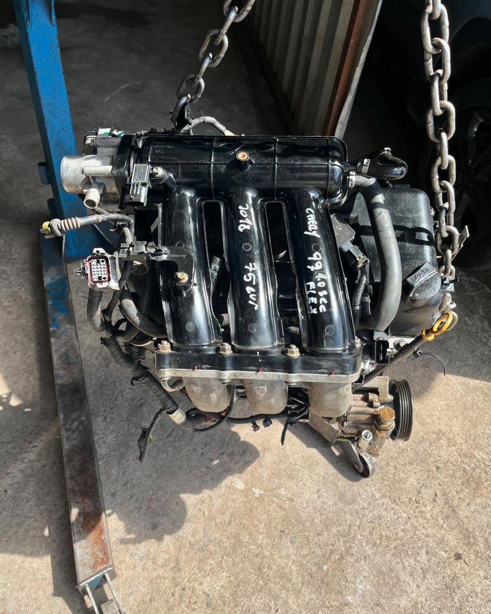 Motor Chery QQ 1.0 3cc 2018 Flex 75cvs — foto 2 da unidade real em estoque