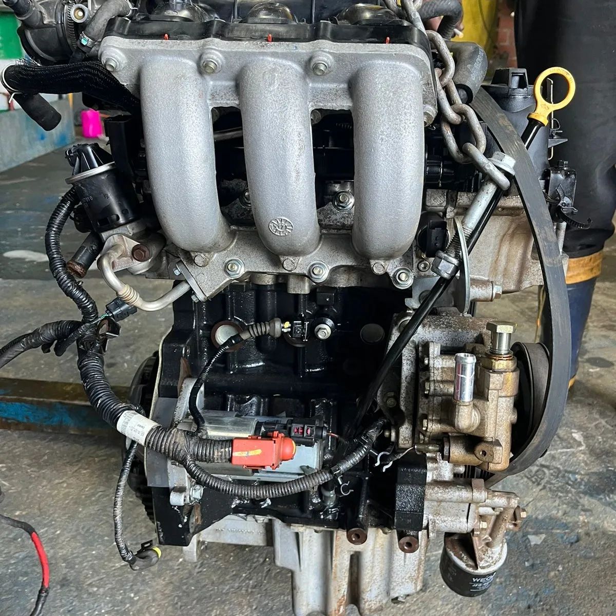 Motor Chery QQ 1.0 3cc 2018 Flex 75cvs — foto 5 da unidade real em estoque