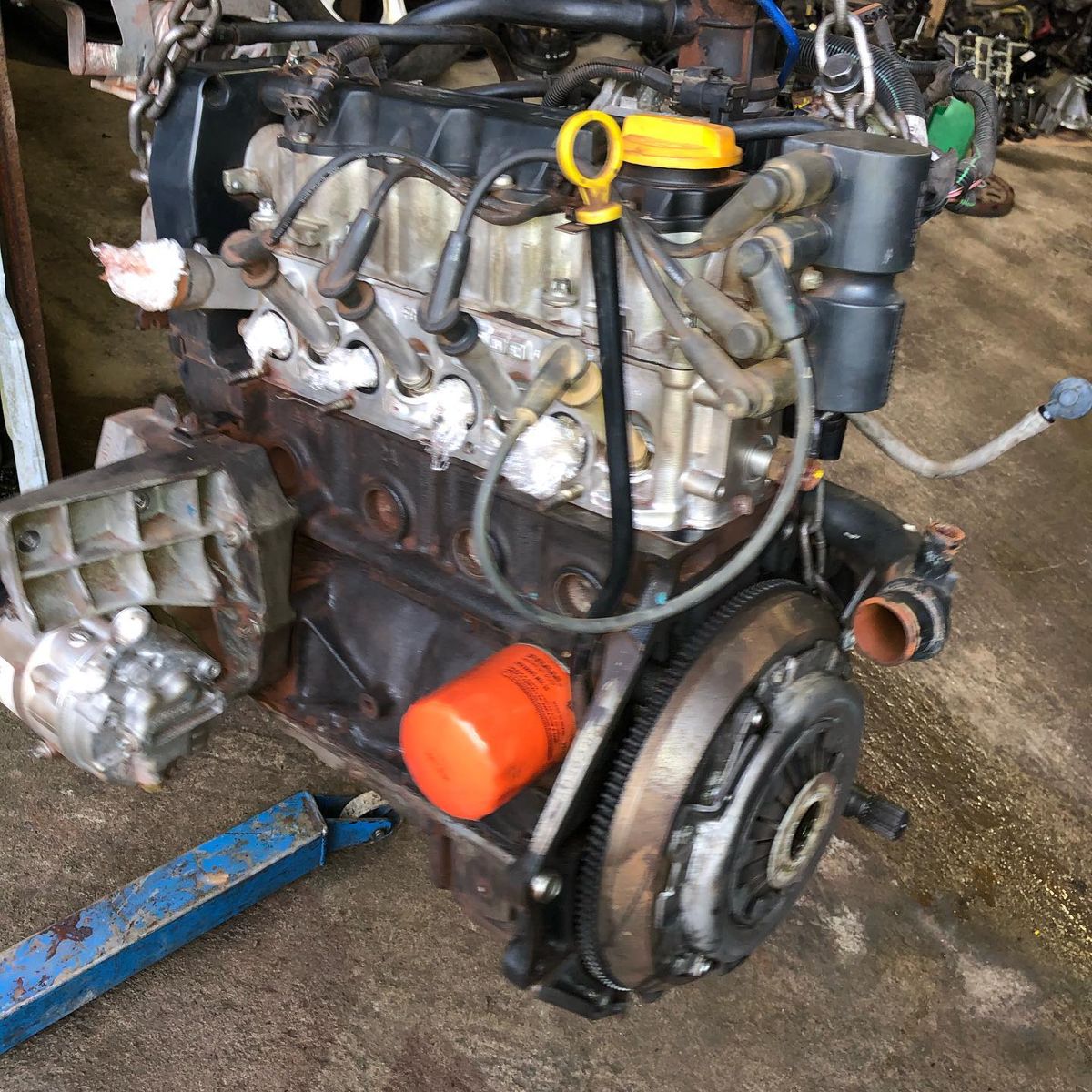 Motor gm 1.8 114cv flex — foto 1 da unidade real em estoque