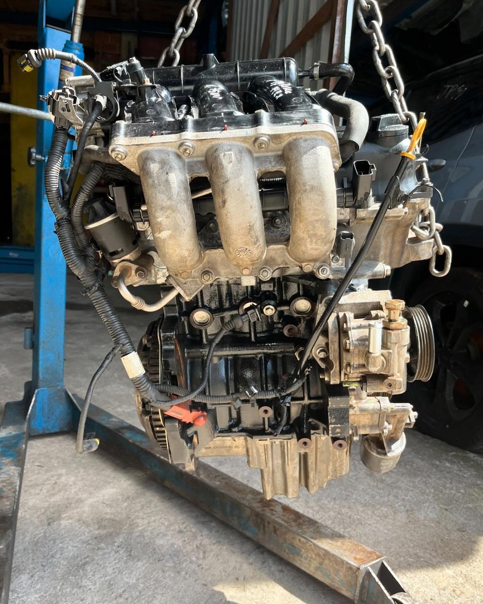 Motor Chery QQ 1.0 3cc 2018 Flex 75cvs — foto 3 da unidade real em estoque