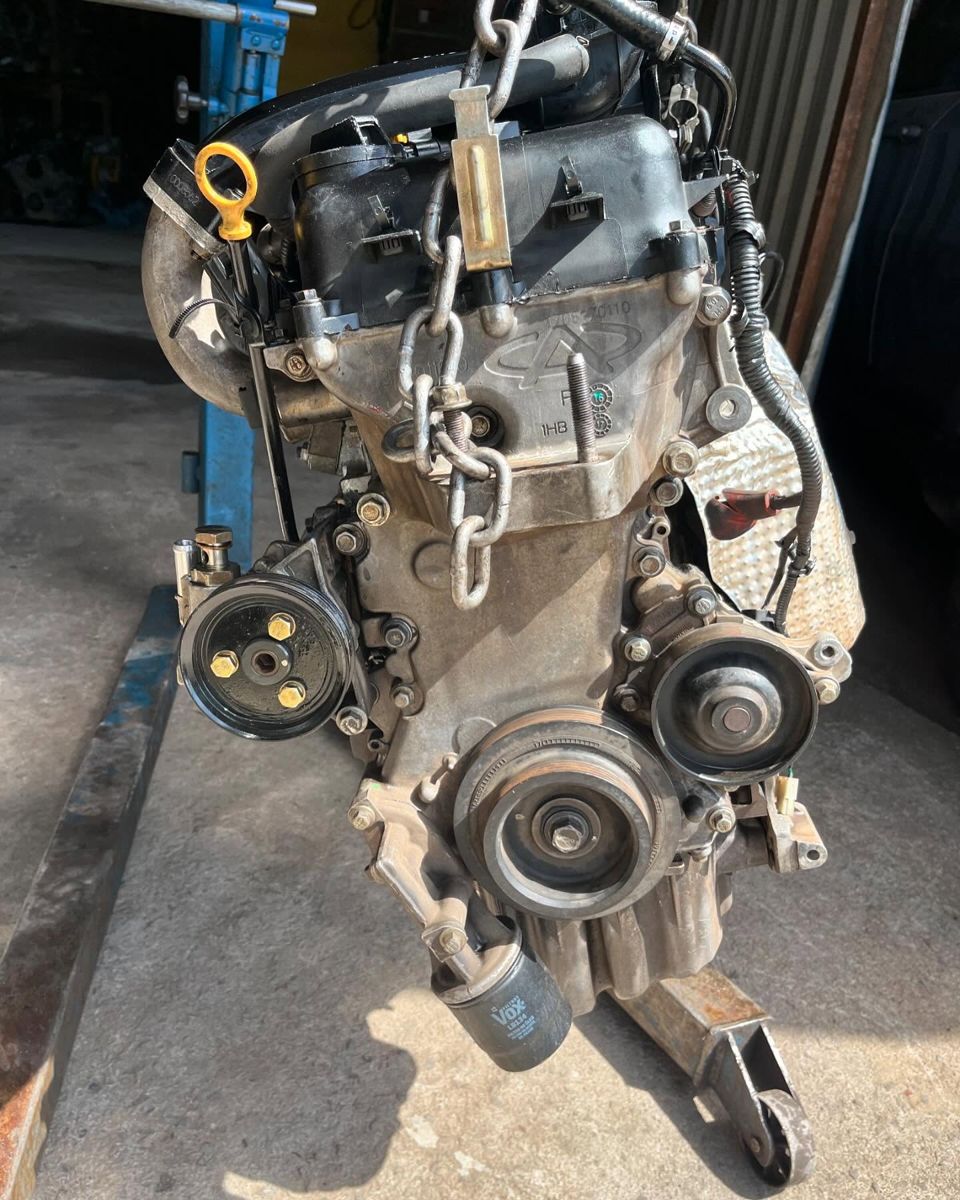 Motor Chery QQ 1.0 3cc 2018 Flex 75cvs — foto 10 da unidade real em estoque