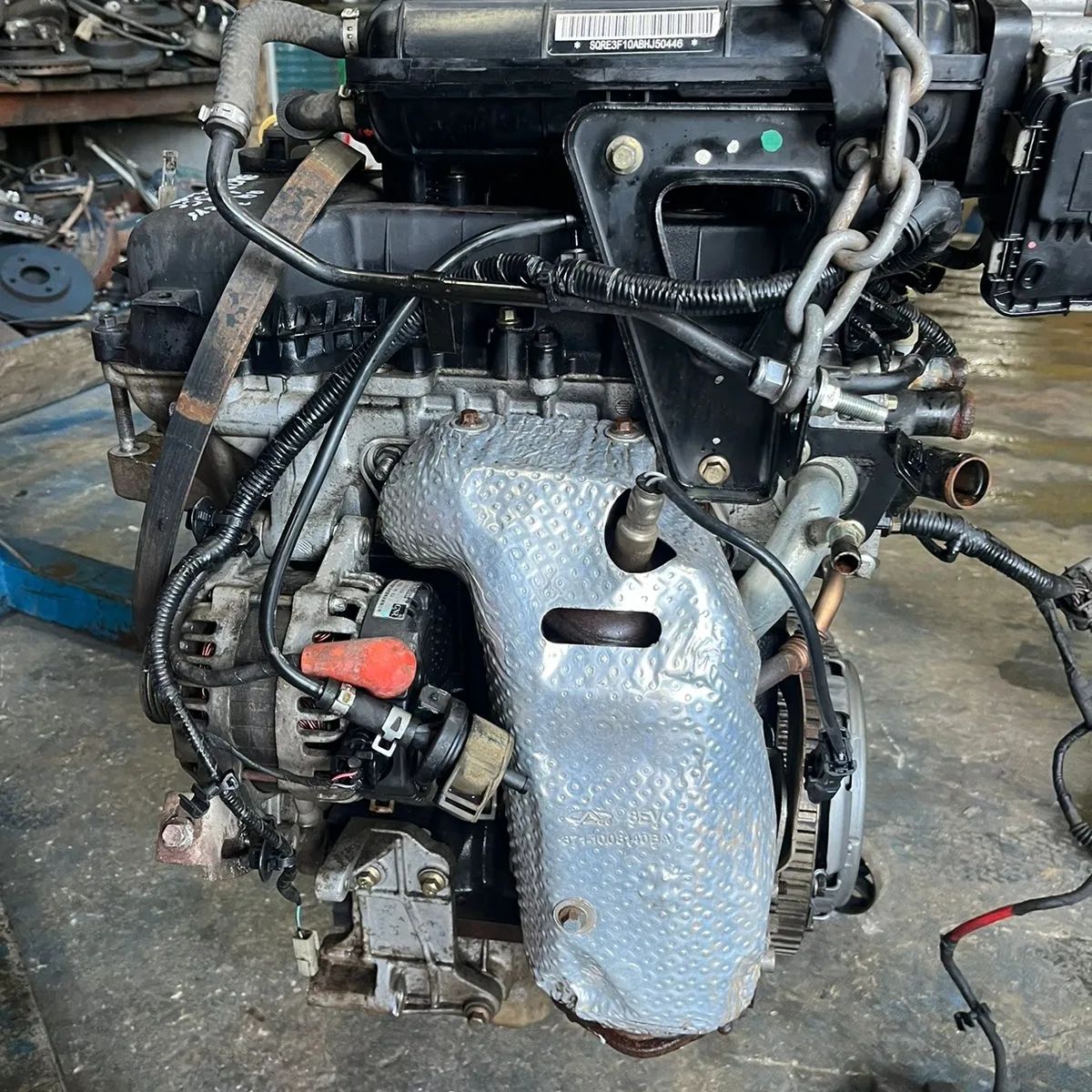 Motor Chery QQ 1.0 3cc 2018 Flex 75cvs — foto 2 da unidade real em estoque